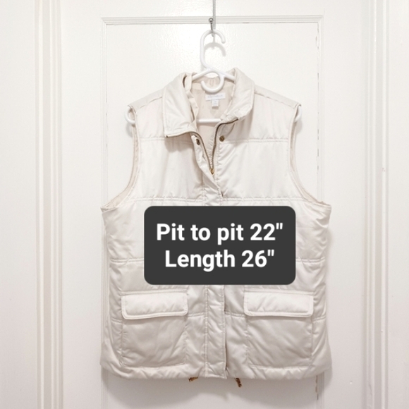 Charter Club Puffer Vest SZ XL - Picture 5 of 8